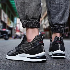 รองเท้าผ้าใบผู้ชายแบบสวมใส่สบาย รุ่น Basketball Shioned Gel Walking Style ปิดนิ้วเท้า กันน้ำ น้ำหนักเบา เหมาะสำหรับฤดูใบไม้ผลิ/ฤดูหนาว ใช้ในชีวิตประจำวัน - Product Image 4