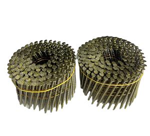 Clous en acier galvanisé fiables de 2,5x70mm, à tige spirale, collés en bande, pour la fabrication de bobines en bois - Product Image 1