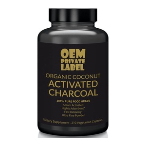 Capsules <span class=keywords><strong>de</strong></span> <span class=keywords><strong>charbon</strong></span> <span class=keywords><strong>de</strong></span> coco activé organiques Capsules <span class=keywords><strong>de</strong></span> désintoxication Utilisation pour la désintoxication, le blanchiment des dents, la santé digestive, la prévention - Product Image 1