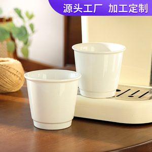 Tazas de Cerámica sin Asa de 12 Oz, Aptas para Microondas y Lavavajillas, Diseño Minimalista para Café, Té y Uso General - Product Image 5