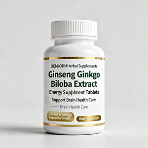Compléments alimentaires à base de plantes, extrait de ginseng et de <span class=keywords><strong>ginkgo</strong></span> <span class=keywords><strong>biloba</strong></span>, comprimés énergétiques, soutien à la santé du cerveau - Product Image 2