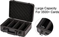 Boîte de rangement pour cartes gradées, présentoir de cartes, boîte de rangement pour cartes à collectionner, OEM ODM, étanche, antichoc, anti-poussière