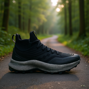 Zapatillas de Running Saucony Endorphin Mid para Hombre, Color Negro Grava, Parte Superior de Malla, Entresuela de EVA, Suela de Goma, Temporada de Primavera - Product Image 2