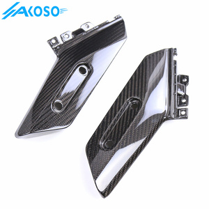 AKOSO, accesorios de fibra de carbono para motocicleta, guardabarros delantero, cubierta embellecedora de Panel lateral, Kits de carenado para Yamaha <span class=keywords><strong>Tmax</strong></span> 560 2017-2024 - Product Image 5