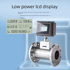 Industriële roestvrijstalen stikstof- en perslucht-gasturbine flowmeter 4-20mA RS485 CO2 pulsuitgang voor aardgas - Product Image 3