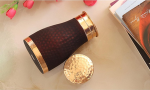 Bouteille d'eau en cuivre à joint hermétique, réutilisable, idéale pour les voyages, le bureau, la salle de sport, l'école et le stockage quotidien d'eau – Offre Spéciale - Product Image 3