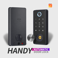 Cerradura Digital Electrónica de Seguridad Udohow con Wifi Tuya, Código Anti-Espionaje, Reconocimiento de Huella Dactilar y Wi-Fi