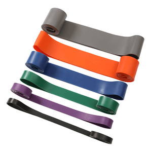 Bande de résistance Hongbo Sports en TPE, ensemble multicolores pour la remise en forme à domicile, le yoga et les exercices d'étirement - Product Image 3