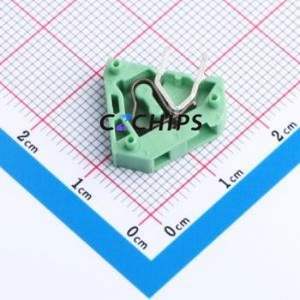 1704978 Spring Terminal Block Through hole Component (THT),P=3.81mm Connector Green Through Hole 1P 1 - Product Image 2