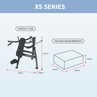 Machine de musculation commerciale de haute qualité pour presse à épaules assise, équipement de force pour salle de sport, banc incliné pour presse à épaules et pectoraux
