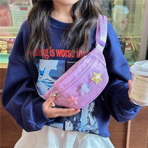 Sac banane en nylon <span class=keywords><strong>personnalisé</strong></span> pour enfants, sac à bandoulière réglable pour le sport, la course, les voyages et la randonnée – Vente en gros - Product Image 2