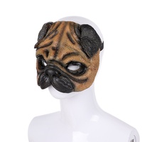 Masque en mousse PU amusant de chien bouffon pour Halloween, carnaval, fête, accessoires de scène - Idéal pour le commerce international (Wish, AliExpress)