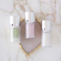 Flacon pompe cosmétique carré rechargeable sans air de luxe, rotatif, 15 ml, 30 ml, 1 oz, 50 ml, 30 ml