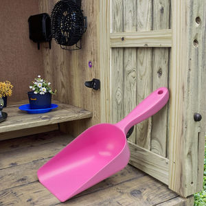 Mini pelle de jardin manuelle en plastique rose et verte, outil manuel de qualité industrielle, pour le compostage du sol, la plantation, le rempotage, écologique - Product Image 6
