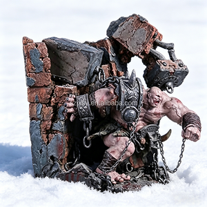 Statua in Resina di Ogro da 20 cm - Collezione Mostri Fantasy Oscuro, Giocattolo Artigianale da Esposizione, Idea Regalo - Product Image 3