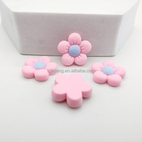 Aksesoris Resin Buatan Tangan Artecho untuk DIY Casing Ponsel, Aksesoris Rambut, Resin Bunga Warna-warni, Resin Charms