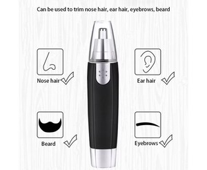 Recortadora Eléctrica de Vello Nasal, Rasuradora Facial, Tijeras para Vello de Nariz, <span class=keywords><strong>Cuello</strong></span> y Cejas, Afeitadora para Hombres y Mujeres, Depiladora Limpiadora - Product Image 3