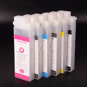 Ocbestjet 6 couleurs 260ML PFI 102 <span class=keywords><strong>510</strong></span> <span class=keywords><strong>cartouche</strong></span> <span class=keywords><strong>cartouche</strong></span> rechargeable pour <span class=keywords><strong>Canon</strong></span> IPF700 IPF605 iPF 500 <span class=keywords><strong>510</strong></span> 600 610 700 imprima - Product Image 2