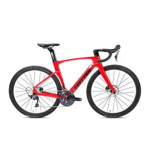 Bicicleta de Carretera de Fibra de Carbono con Frenos de Disco R8020-22 Velocidades, Aero-racing con Neumáticos Ordinarios de 700c, Falcon-disc [Cuadro de Carbono] Diseñada con Componentes Premium - Product Image 1