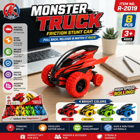Jeu de lancer d'anneaux aquatiques portable Monster Truck avec anneaux en plastique colorés pour enfants de 5 à 7 ans, idéal pour les jeux en famille en extérieur