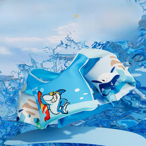 Gilet de sauvetage en mousse pour enfants, pour garçons et bébés débutants, avec flotteurs de bras anti-retournement et anti-évanouissement - Product Image 4