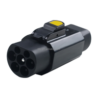 Adaptateur de charge EV Type 2 mâle vers GB/T femelle 32A 7,2kW 250V AC pour véhicules européens EVSE vers véhicules chinois GB/T