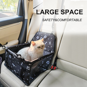 थोक कुत्ता कार बूस्टर सीट कुत्ता सुरक्षित यात्रा विरूपण साक्ष्य पिल्ला पोर्टेबल पालतू बिल्ली कुत्ता कार सीट कवर - Product Image 2