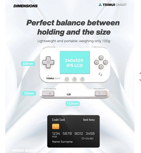 Mini consola de juegos inteligente Trimui portátil, pantalla IPS de 2,4 pulgadas, sistema Linux, almacenamiento de 64GB, soporte Wi-Fi, opciones de Color para niños - Product Image 6