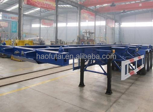 Semirremolque Esqueleto de Carga Pesada en Oferta en África con Pintura Anticorrosión <span class=keywords><strong>para</strong></span> Remolque de Contenedores de Larga Distancia - Product Image 4