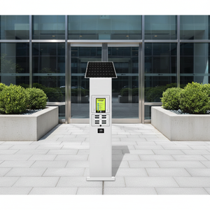 Stazione di ricarica <span class=keywords><strong>solare</strong></span> a 8 slot con pagamento NFC e touchscreen, chiosco pubblico per la ricarica all'aperto - Product Image 1