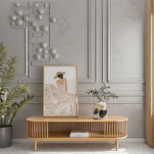 <span class=keywords><strong>Meuble</strong></span> <span class=keywords><strong>TV</strong></span> moderne en bambou OEM, support de télévision LCD, bureau en bois antique pour la maison, <span class=keywords><strong>meuble</strong></span> de bureau, table, armoire - Product Image 3