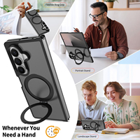 Groothandel Magnetische Ringstandaard Telefoonhoesje Stootbestendige Beschermhoes Draadloos Opladen Compatibel voor Samsung Galaxy Z Fold 8