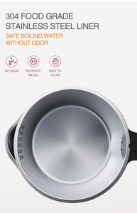 <span class=keywords><strong>Bouilloire</strong></span> électrique en acier Portable Double couche Pot de santé Anti-brûlure Contrôle automatique de la <span class=keywords><strong>température</strong></span> Garder au chaud Utilisation domestique - Product Image 4