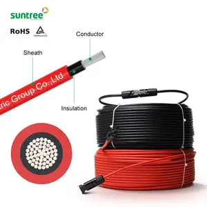 TUV Certified Solar Array Interconnect Cables 1000V/1500V Adopts Type 5 Tinned Copper Soft Conductor 2Pfg1169