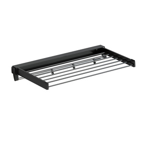 Séchoir à linge rétractable et pliable <span class=keywords><strong>pour</strong></span> balcon, en métal, gain de place, porte-serviettes mural, porte-vêtements - Product Image 6