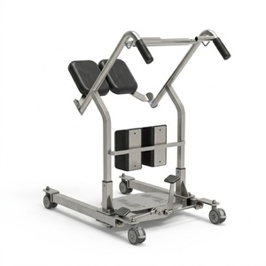 Máquina de transferencia vertical para pacientes mayores y paralizados, equipo de fisioterapia con ruedas y soporte ajustable - Product Image 1