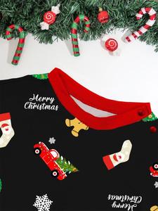 <span class=keywords><strong>Pigiama</strong></span> Personalizzato a Maniche Lunghe con Stampa di Albero di Natale e Auto, per Mamma, a Bassa Termicità - Product Image 5