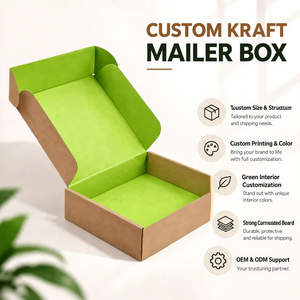 Caja de Cartón Corrugado Ecológica Rectangular con Impresión a Cuatro Colores y Recubrimiento UV de Lujo Moderno de Alta Calidad Personalizada FX para Ropa - Product Image 1