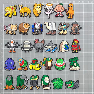 Figurines en plastique souple PVC, style italien, Tung Tung Tung Sahur, accessoires de chaussures DIY, breloques pour sabots, unisexe - Product Image 4