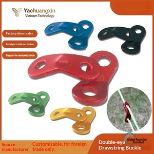 Boucle à cordon en aluminium à double œillet pour le camping et les activités de plein air, plusieurs couleurs disponibles - Product Image 3