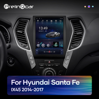 Reproductor de Radio Android 13 para Automóvil para Hyundai Santa Fe IX45 2014-2017, Multimedia, Video, GPS, Navegación, Pantalla Vertical Estilo Tesla