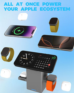 ESON 2025 Tendance 3-en-1 Station électronique pliable magnétique Chargeur sans fil compatible avec iPhone <span class=keywords><strong>Airpods</strong></span>, <span class=keywords><strong>Apple</strong></span> Watch - Product Image 4