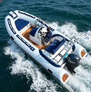 Innovador Diseño de Bote de Fibra de Vidrio de 390 cm que Ahorra Espacio, Fácil de Guardar y Lanzar - Product Image 2