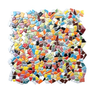 Gạch <span class=keywords><strong>Mosaic</strong></span> Mài Bóng Không Đều Nhiều Màu Sắc Bluwhale Cho Phòng Tắm Sàn Bể Bơi - Product Image 6