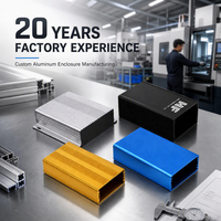 Boîtier de projet électronique en aluminium, dissipateur thermique, boîtier en aluminium extrudé anodisé, boîtier en aluminium, boîtier de projet électronique