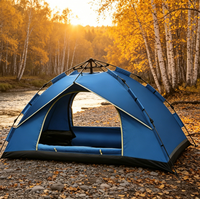 Tente de camping stable renforcée en alliage, barrière contre la pluie, tente de camping familiale imperméable, capacité de 5 à 7 voyageurs