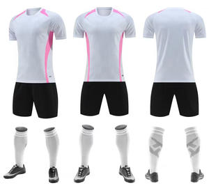 أطقم زي كرة القدم للرجال والنساء البالغين، ملابس رياضية للتدريب والمنافسة، زي فريق رياضي مريح 100% بوليستر بأكمام كاملة لكرة القدم - Product Image 1