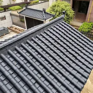 Neues Design große Baustoffe im römischen Stil teja upvc Preis Fliesen PVC-Kunststoff fliesen PVC-Folie für Dach Kunstharz dach