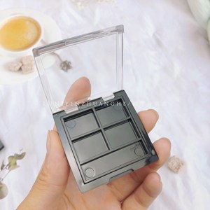 Four Color Eyeshadow Palette Square Transparent Packaging <b>Box</b> With Four Compartments For Cosmetic <b>Makeup</b> Storage - Product Image 4