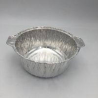 Aluminiumfolie Einweg-Topfset mit Foliendeckeln Maßgefertigte 10-Zoll Halbgröße Aluminiumfolie Tiefe Dampfform